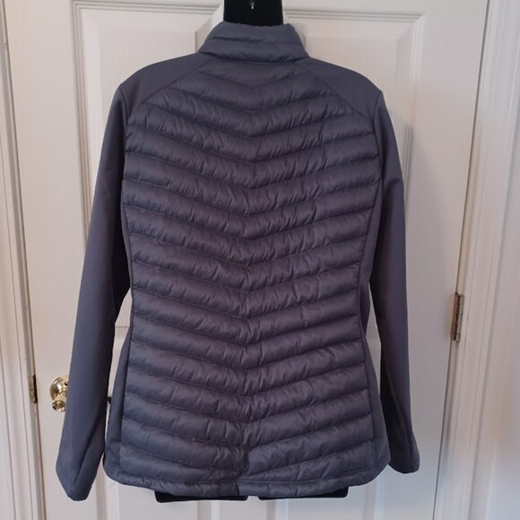 NWT 32 DEGREES Ladies Quilted Gray Jacket - Size Large - Picture 3 of 8